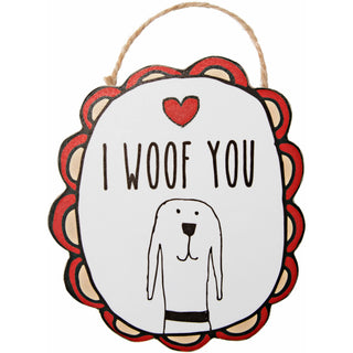 I Woof You 4" Ornament with Magnet