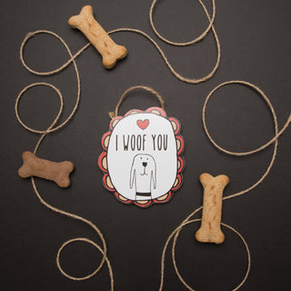 I Woof You 4" Ornament with Magnet