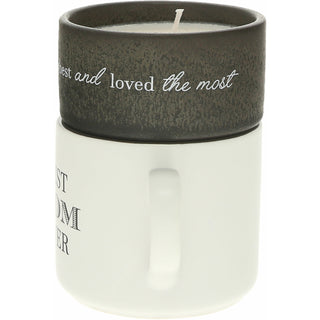 Mom Stacking Mug and Candle Set 100% Soy Wax Scent: Tranquility