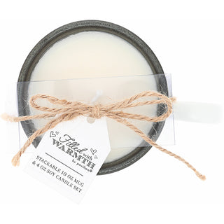 Mom Stacking Mug and Candle Set 100% Soy Wax Scent: Tranquility