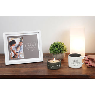 Aunt Stacking Mug and Candle Set 100% Soy Wax Scent: Tranquility