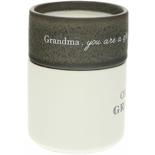 Grandma Stacking Mug and Candle Set 100% Soy Wax Scent: Tranquility