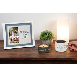 Lake Stacking Mug and Candle Set 100% Soy Wax Scent: Tranquility