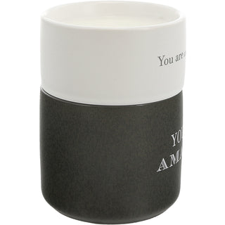 Amazing Stacking Mug and Candle Set 100% Soy Wax Scent: Tranquility