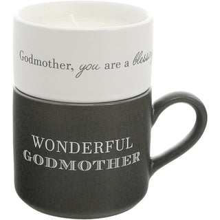 Godmother Stacking Mug and Candle Set
100% Soy Wax Scent: Tranquility