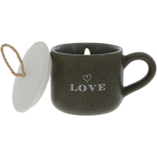 Love 2 oz Mini Mug 100% Soy Wax Candle Scent: Tranquility