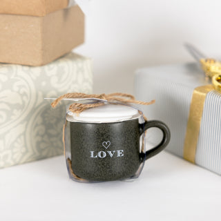 Love 2 oz Mini Mug 100% Soy Wax Candle Scent: Tranquility