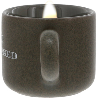 Blessed 2 oz Mini Mug 100% Soy Wax Candle Scent: Tranquility