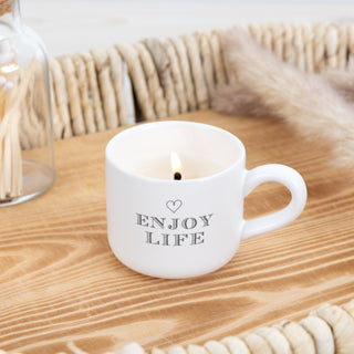 Enjoy Life 2 oz Mini Mug 100% Soy Wax Candle
Scent: Tranquility