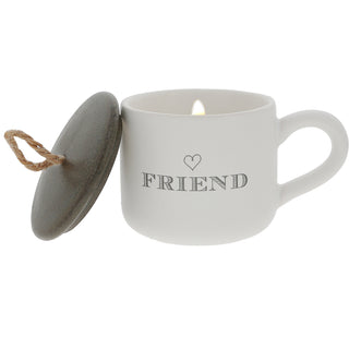 Friend 2 oz Mini Mug 100% Soy Wax Candle
Scent: Tranquility