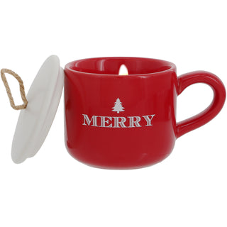 Merry 2 oz Mini Mug 100% Soy Wax Candle
Scent: Balsam Fir