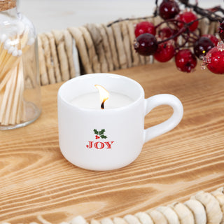 Joy 2 oz Mini Mug 100% Soy Wax Candle Scent: Balsam Fir