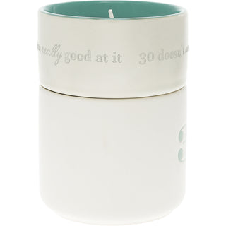 30 Stacking Mug and Candle Set 100% Soy Wax Scent: Tranquility