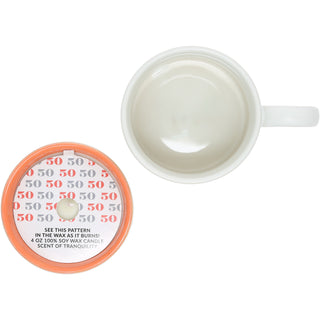 50 Stacking Mug and Candle Set 100% Soy Wax Scent: Tranquility