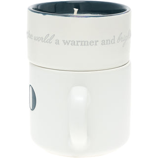 70 Stacking Mug and Candle Set 100% Soy Wax Scent: Tranquility