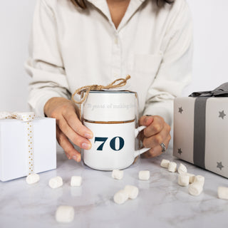 70 Stacking Mug and Candle Set 100% Soy Wax Scent: Tranquility