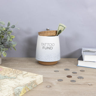 Tattoo 6.5" Ceramic Savings Bank