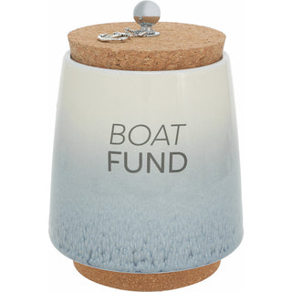 Boat 6.5" Ceramic Savings Bank