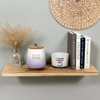 Book Fund 6.5" Ceramic Savings Bank