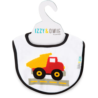 Red and Yellow Truck Baby Bib