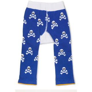 Blue Pirate Parrot Baby Leggings