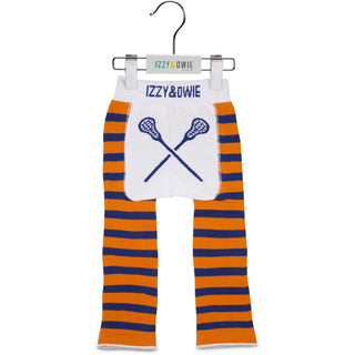 Orange and Blue Lacrosse 6-12 Months Baby Leggings