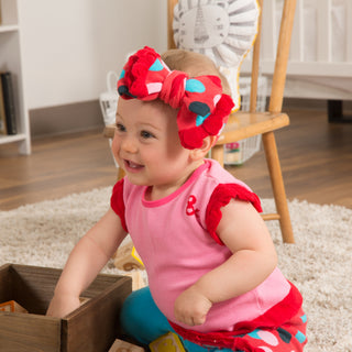 Pink and Coral 6-12 Months Ruffle T-Shirt