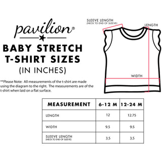Pink and Coral 6-12 Months Ruffle T-Shirt