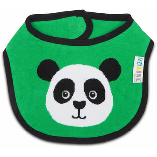 Bamboo Green Panda  Baby Bib