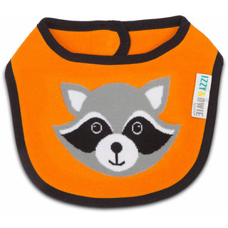 Orange Raccoon  Baby Bib