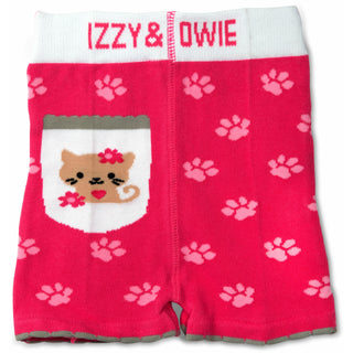 Pink Kitty 6-12 Months Baby Shorts