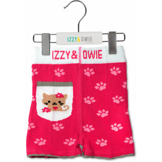 Pink Kitty 6-12 Months Baby Shorts