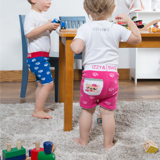 Pink Kitty 6-12 Months Baby Shorts