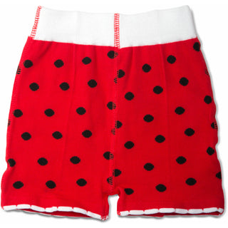Red and Black Ladybug 6-12 Months Baby Shorts
