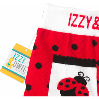 Red and Black Ladybug 6-12 Months Baby Shorts