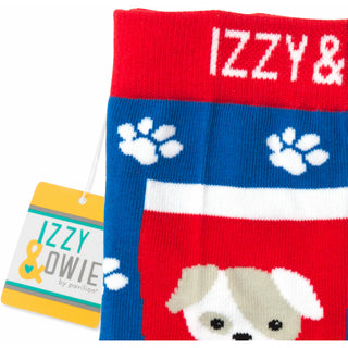 Red and Blue Puppy 6-12 Months Baby Shorts