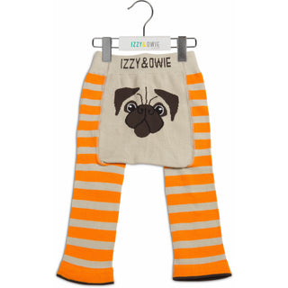 Orange Pug 6-12 Months Baby Leggings