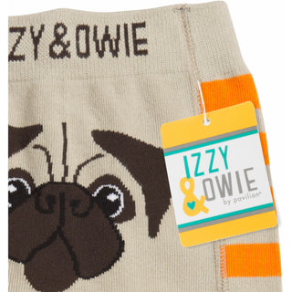 Orange Pug 6-12 Months Baby Leggings
