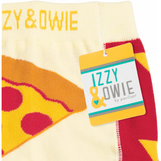 Red and Orange Pizza Baby Leggings