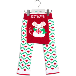 Christmas Mouse 6-12 Months Baby Leggings