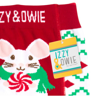 Christmas Mouse 6-12 Months Baby Leggings