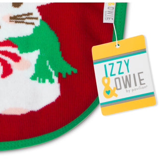 Christmas Mouse Baby Bib