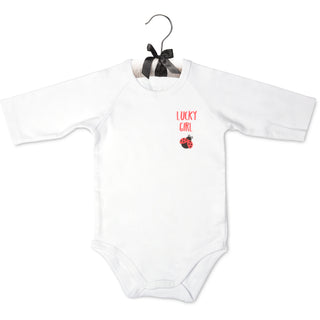 Ladybug 0-6 Months 3/4 Length Sleeve Onesie