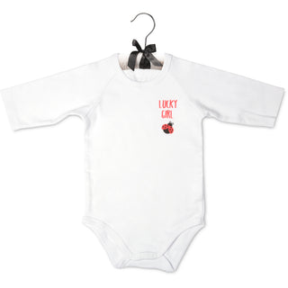 Ladybug 0-6 Months 3/4 Length Sleeve Onesie