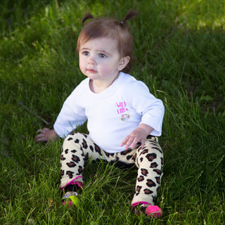 Jungle Cat 6-12 Months 3/4 Length Sleeve Onesie