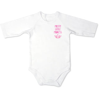 Princess 0-6 Months 3/4 Length Sleeve Onesie