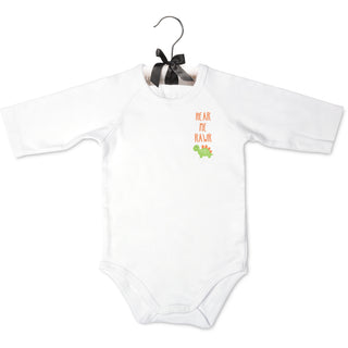Dino 0-6 Months 3/4 Length Sleeve Onesie
