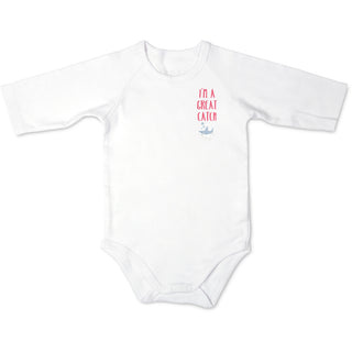 Shark 3/4 Length Sleeve Onesie