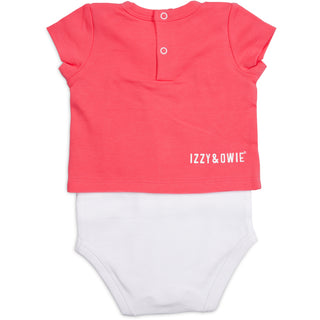 Pink Cow 6-12 Months Shw-onesie
