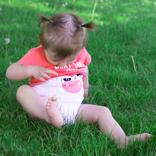 Pink Cow 6-12 Months Shw-onesie